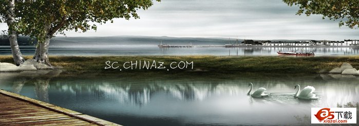 精美风光模板下载(PSD)